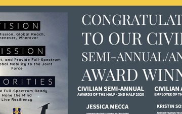 Civilian Semi-Annual/Annual Award Winners 2020