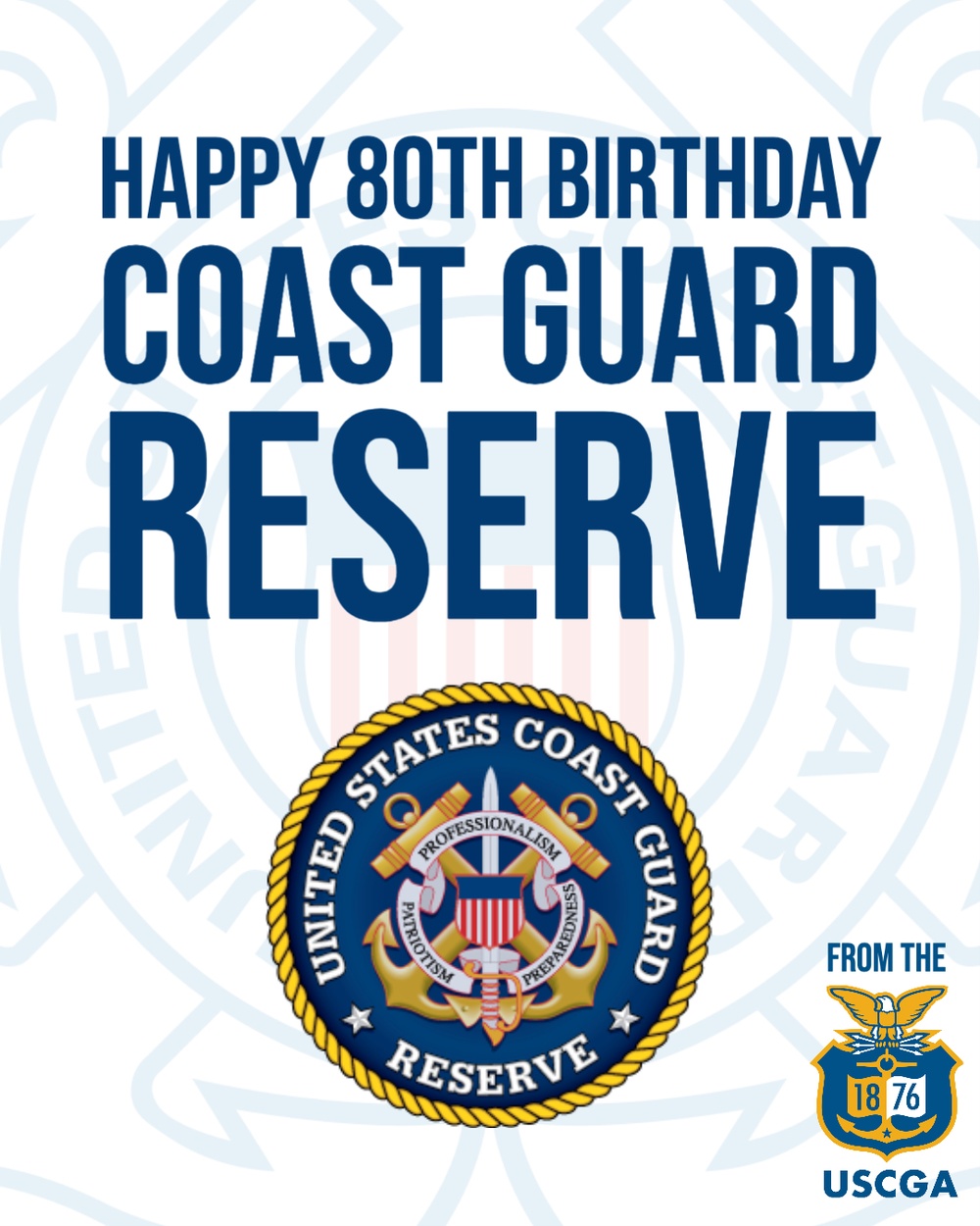 Coast Guard Reserve 80th Birthday