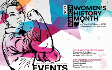 Skywrighter March Calendar 2021- Women&amp;#39;s History Month