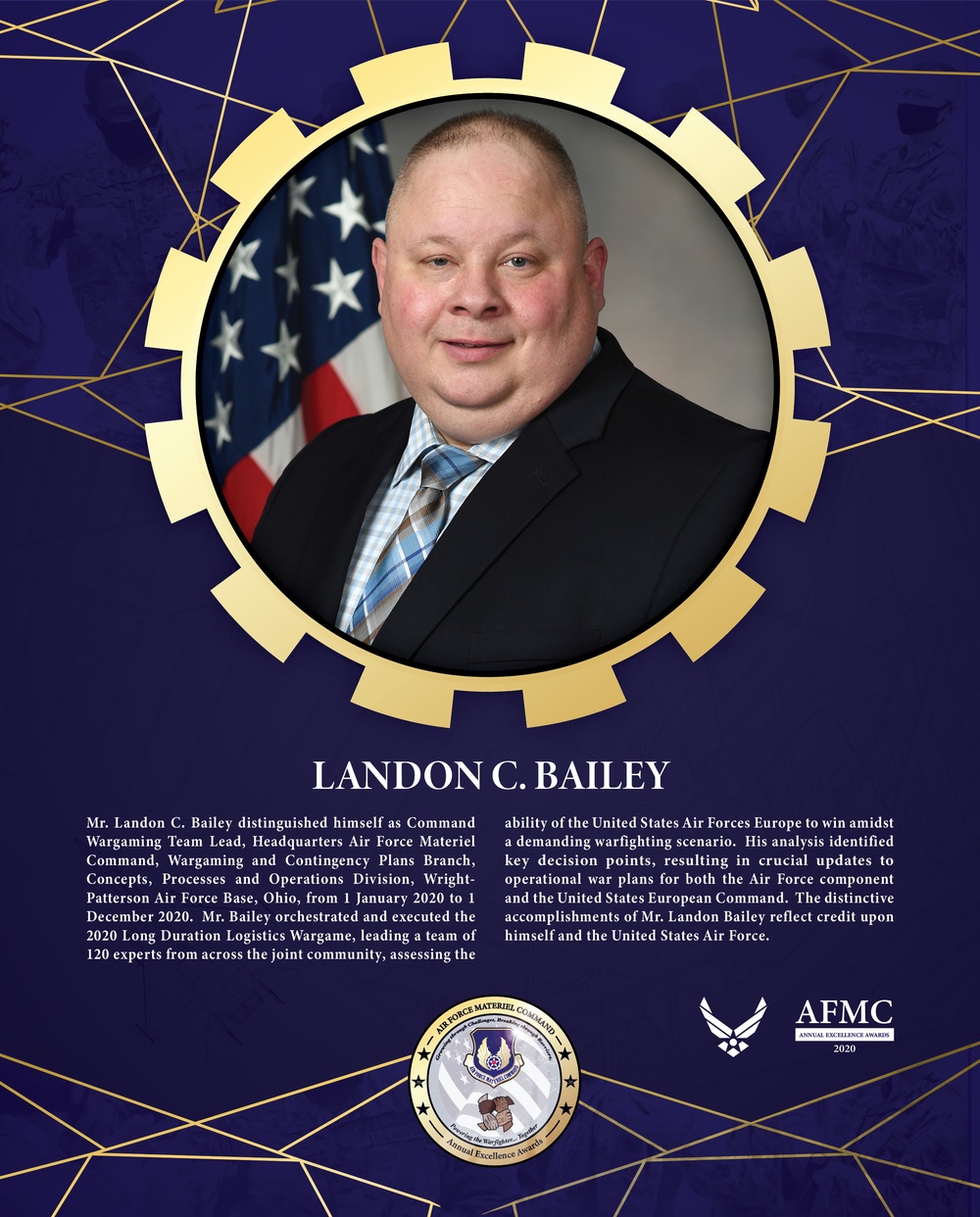 AFMC Award Nominees - Mr. Landon C. Bailey