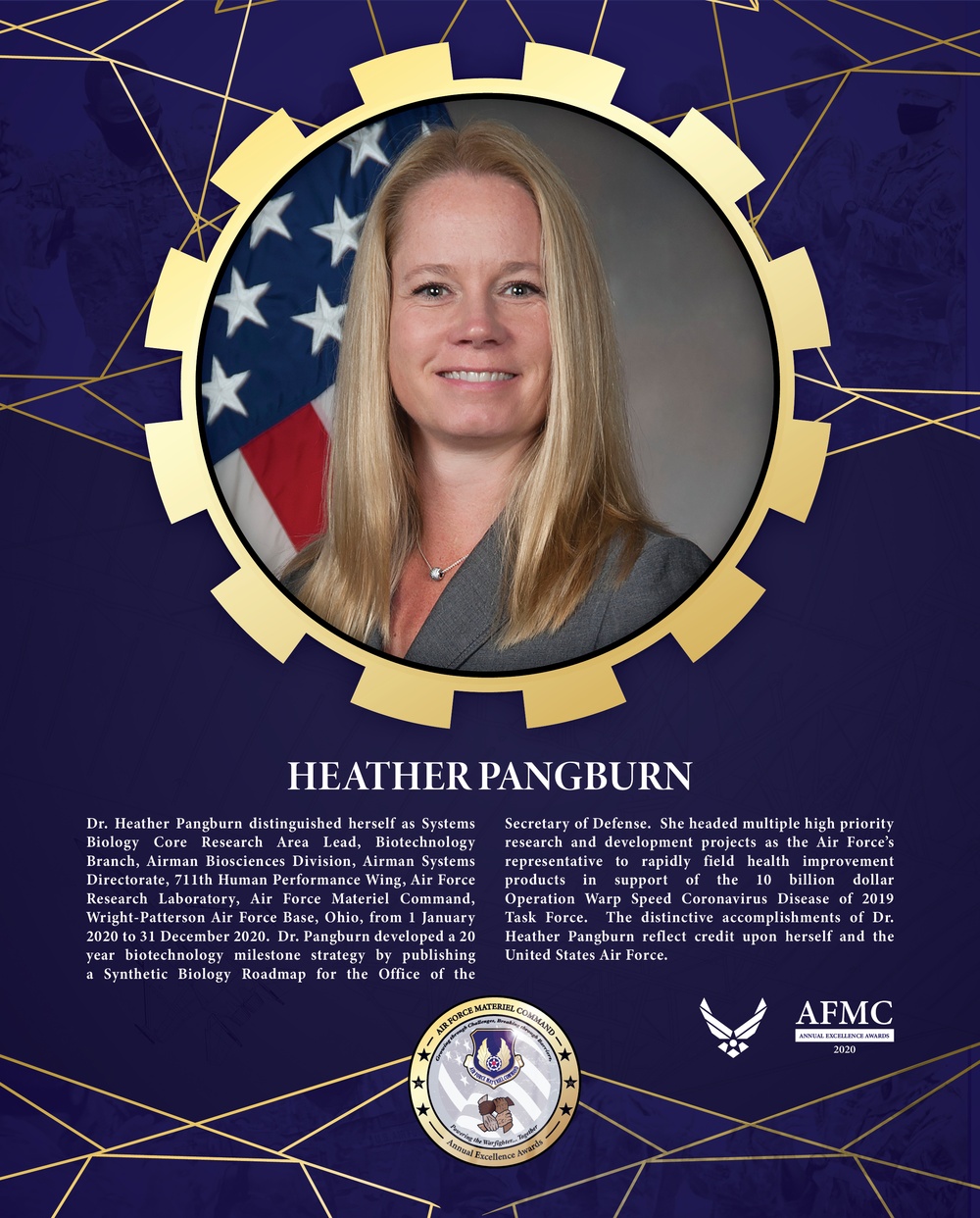 AFMC Award Nominees - Dr. Heather Pangburn