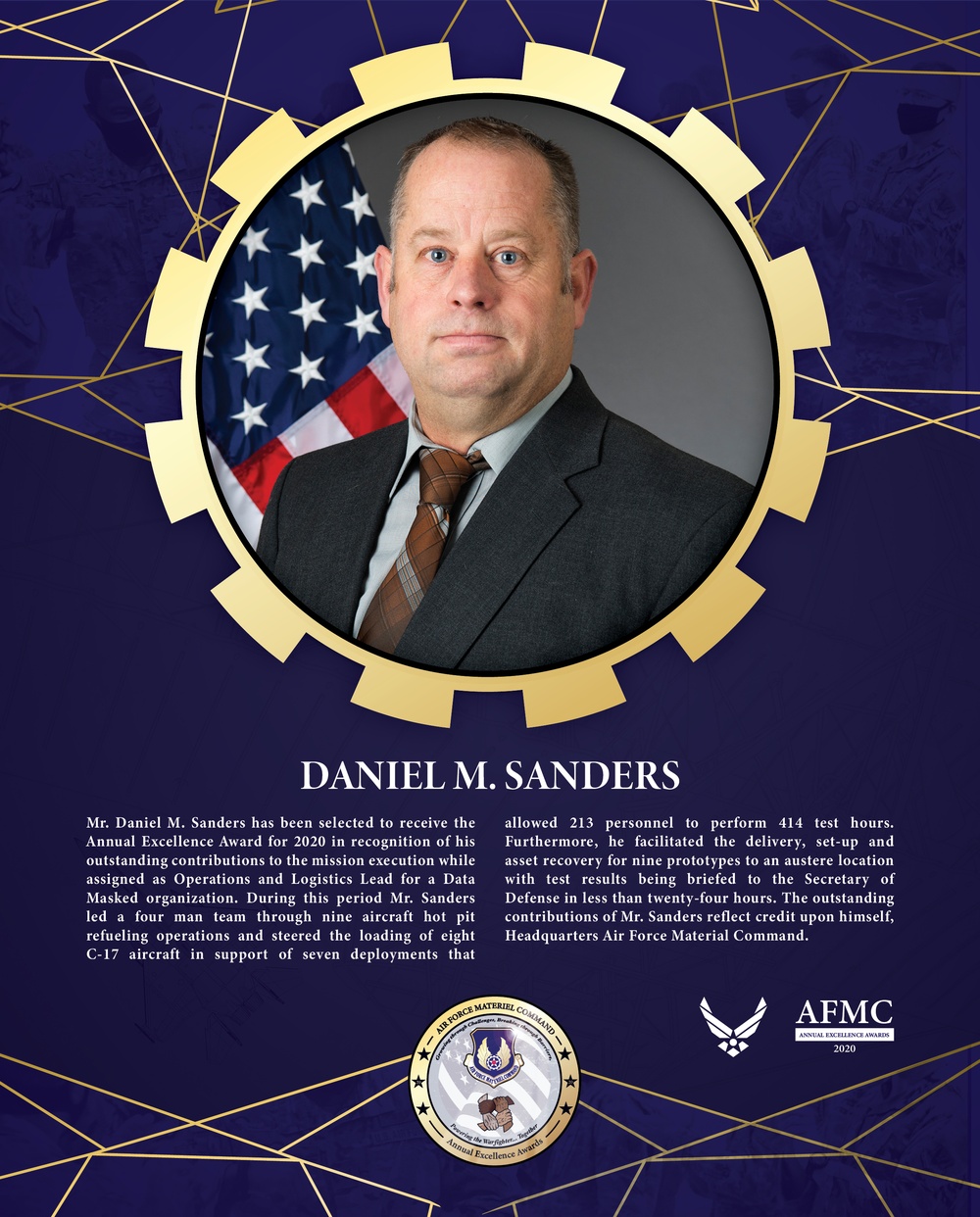 AFMC Award Nominees - Mr. Daniel M. Sanders