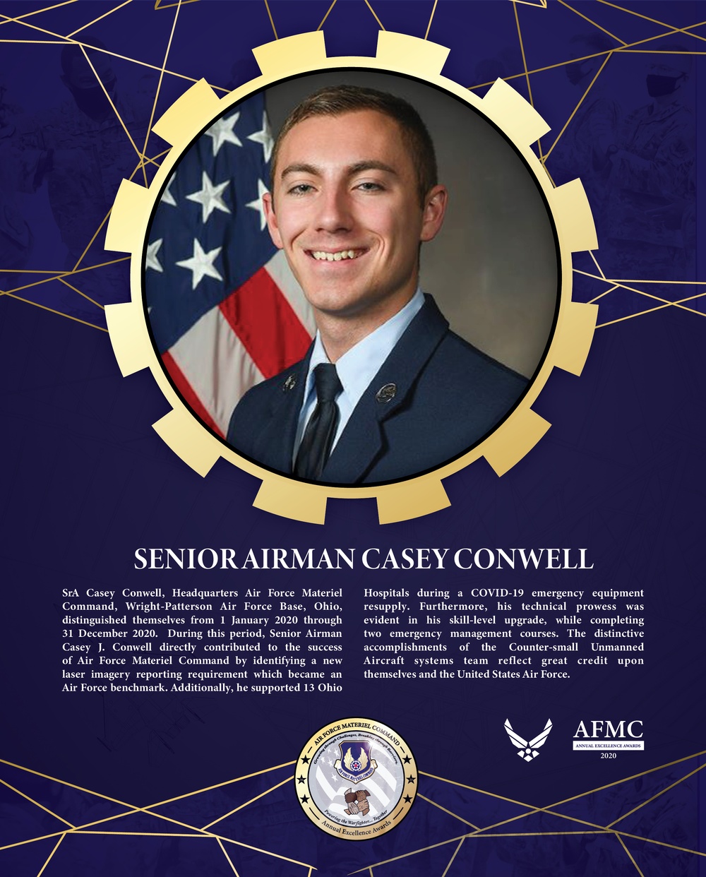 AFMC Award Nominees - SrA Casey Conwell