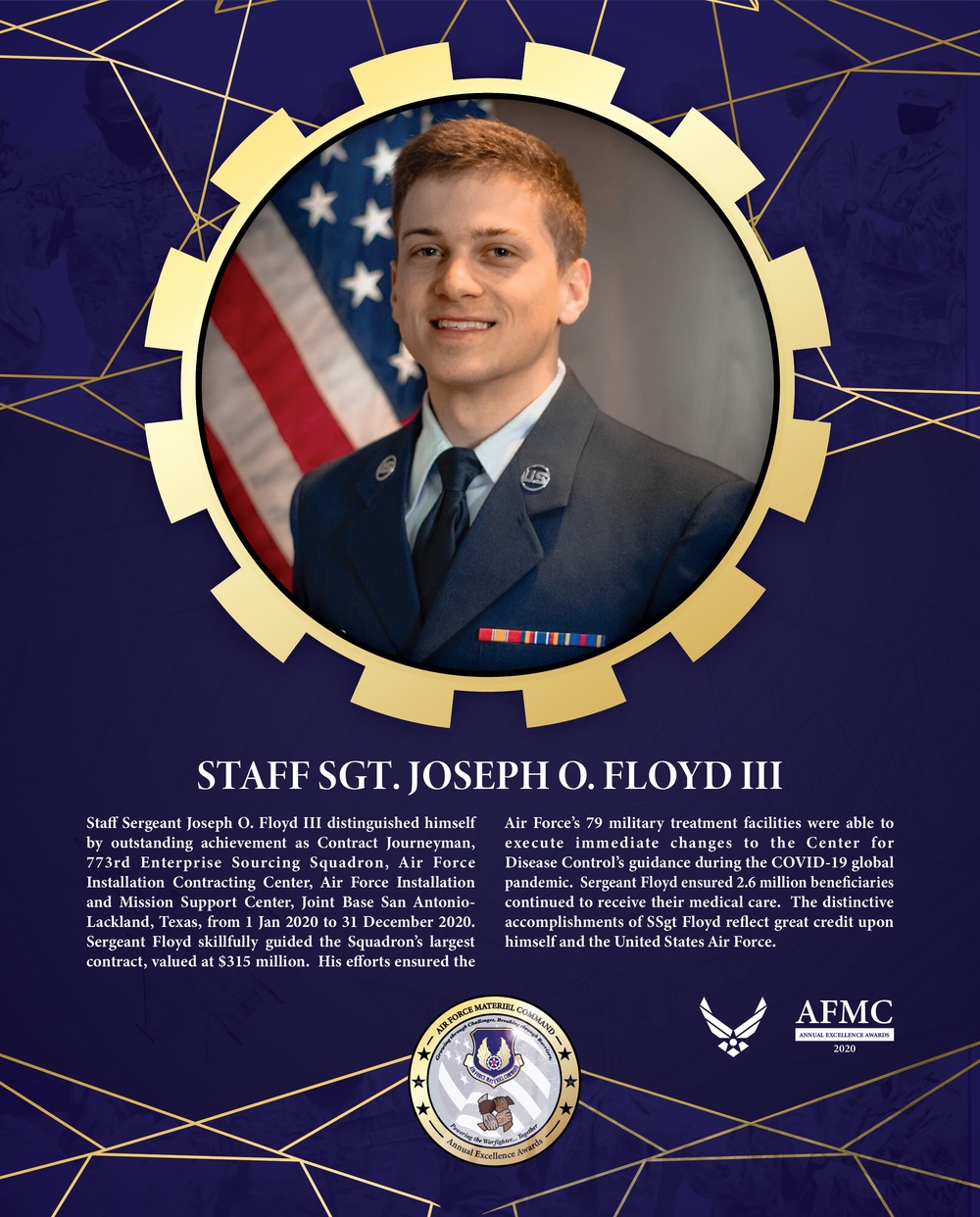 AFMC Award Nominees - Staff Sergeant Joseph O. Floyd III