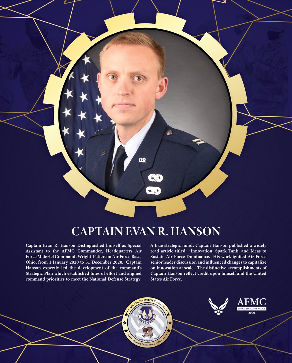 AFMC Award Nominees - Captain Evan R. Hanson