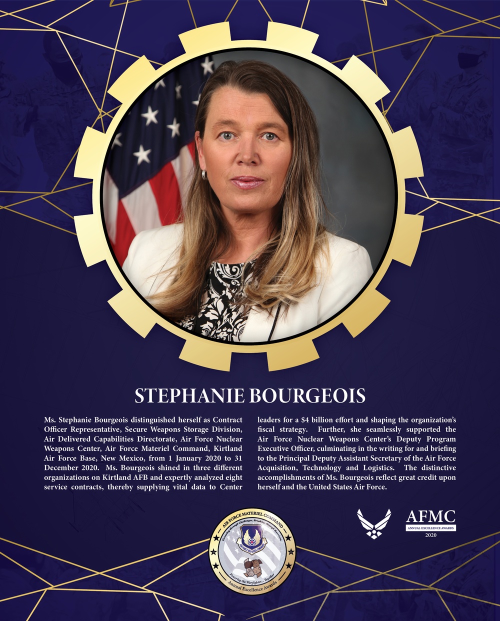 AFMC Award Nominees - Ms. Stephanie Bourgeois