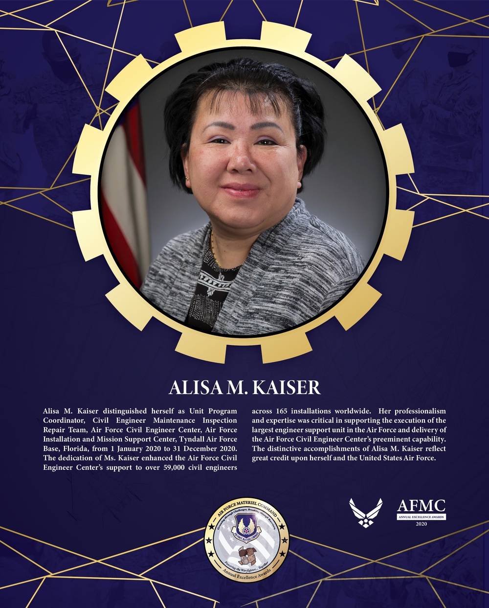 AFMC Award Nominees - Alisa M. Kaiser