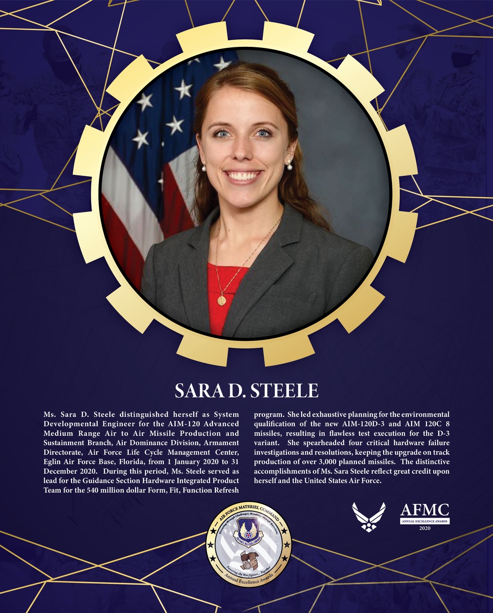 AFMC Award Nominees - Ms. Sara D. Steele