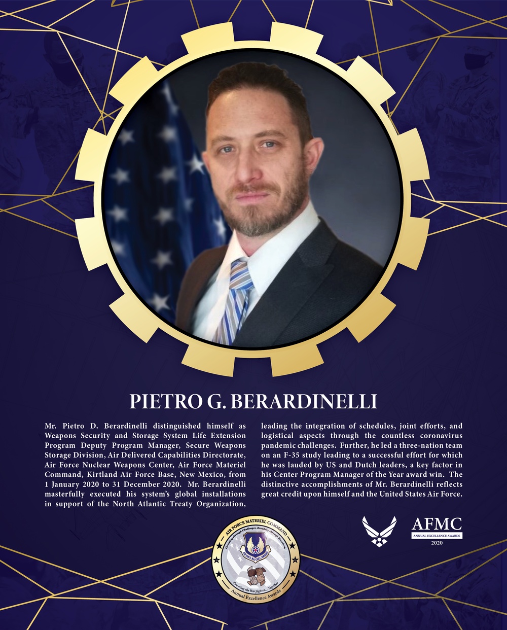 AFMC Award Nominees - Mr. Pietro D. Berardinelli