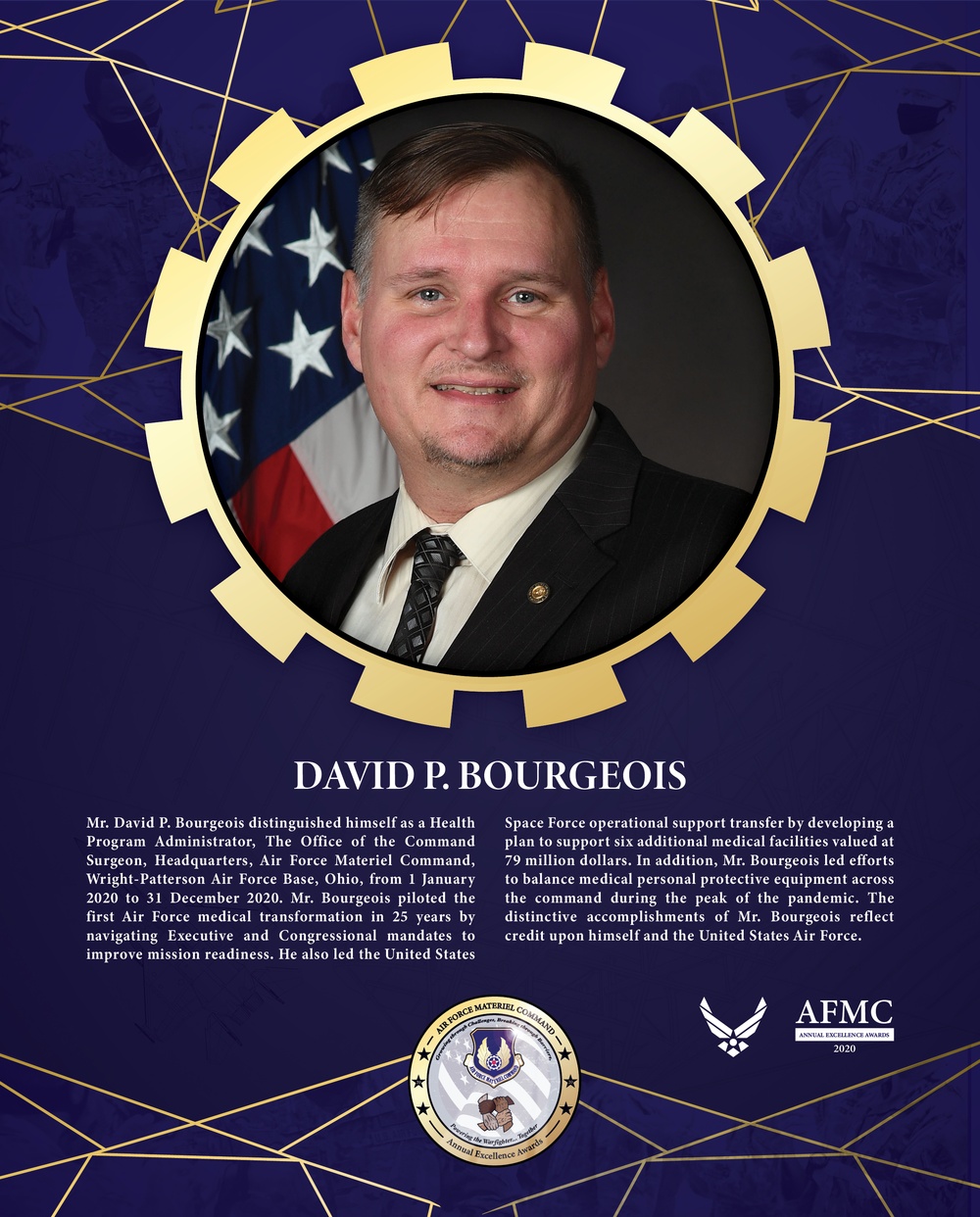 AFMC Award Nominees - Mr. David P. Bourgeois