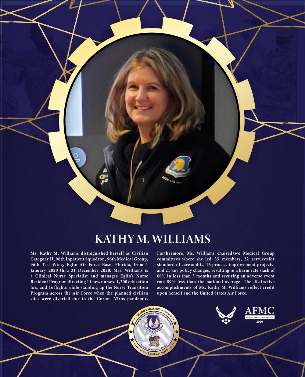 AFMC Award Nominees - Ms. Kathy M. Williams