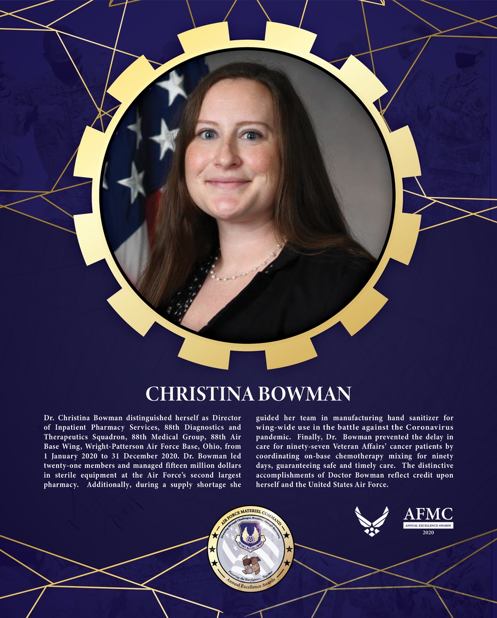 AFMC Award Nominees - Dr. Christina Bowman