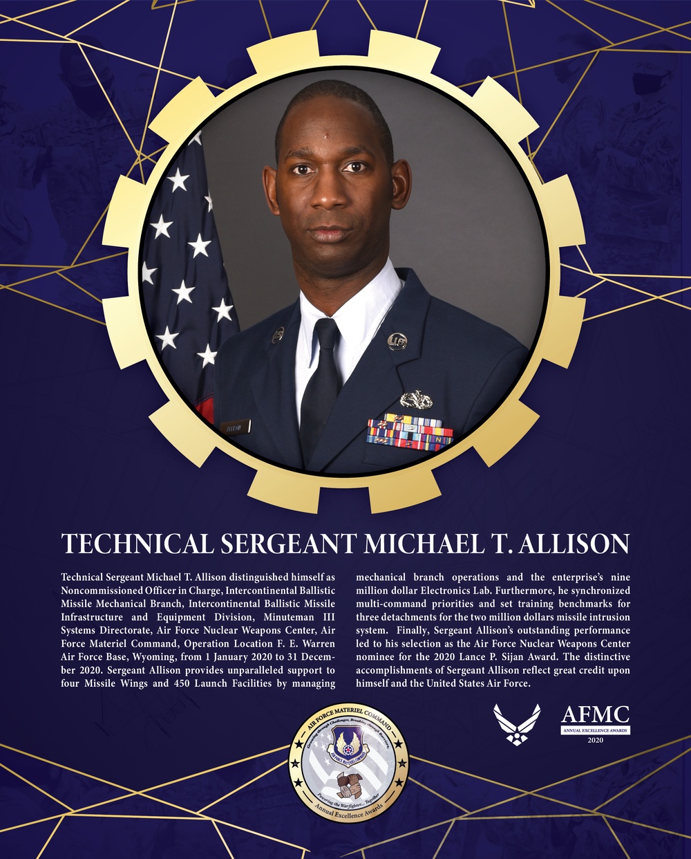 AFMC Award Nominees - Technical Sergeant Michael T. Allison