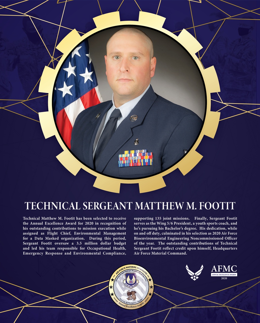 AFMC Award Nominees - Technical Matthew M. Footit