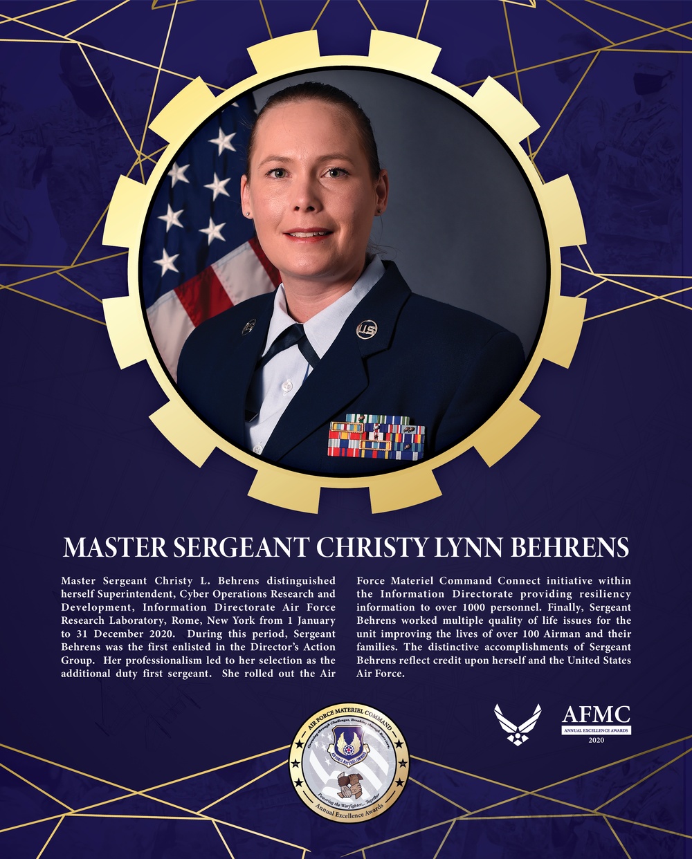 AFMC Award Nominees - Master Sergeant Christy L. Behrens