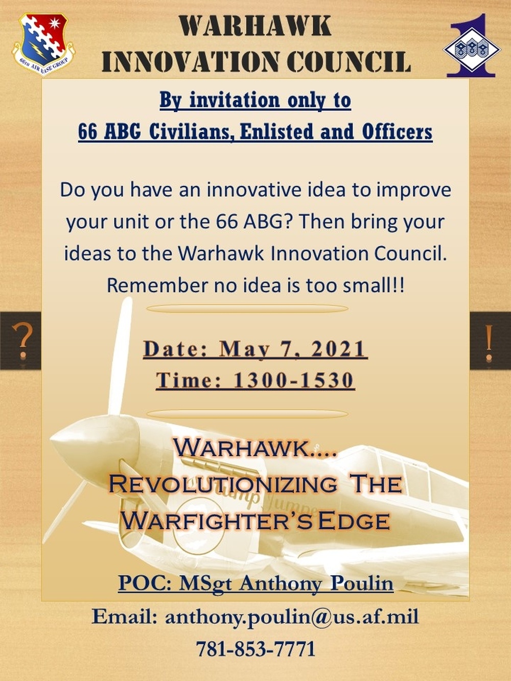 Warhawk Innovation Council pitch day scheduled