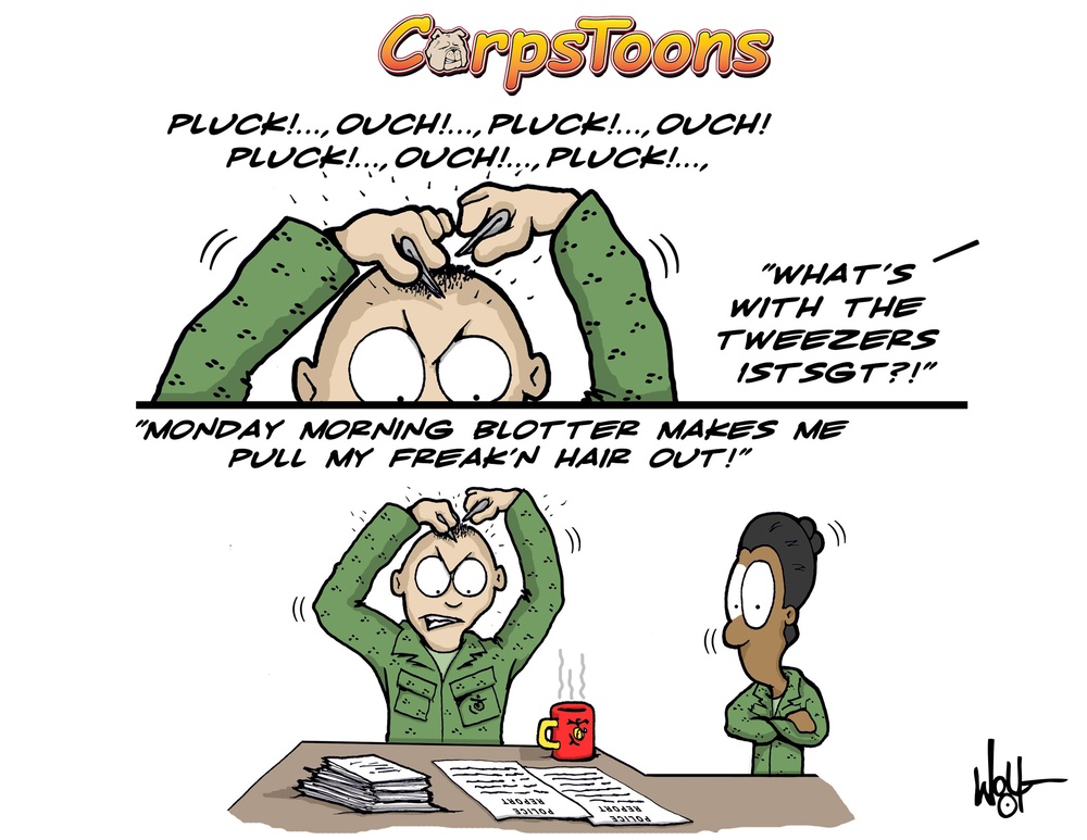 CorpsToons - First Sergeant Tweezers