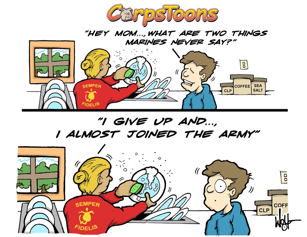 CorpsToons - Marines Never Say