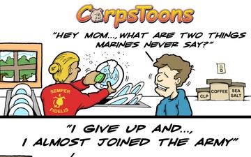 CorpsToons - Marines Never Say