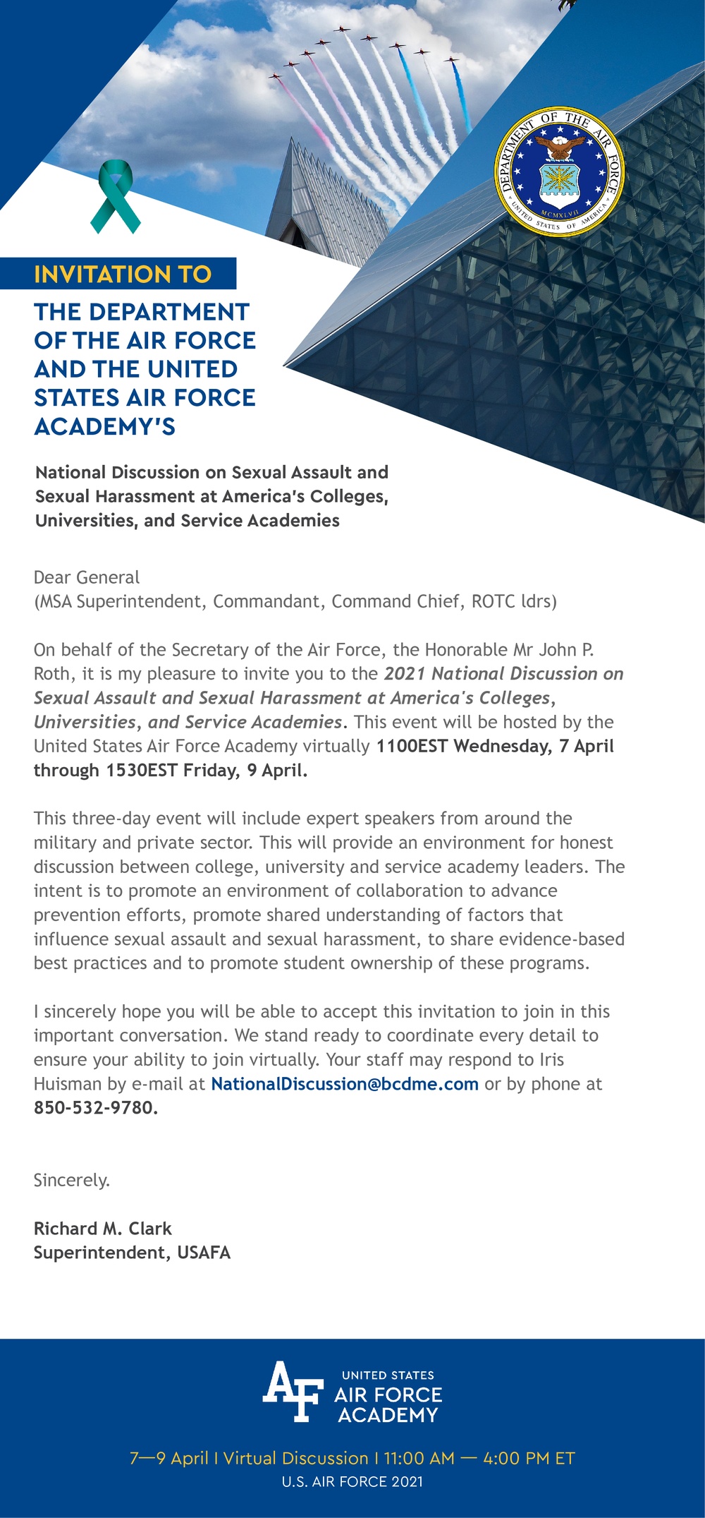 SAPR Flyer USAFA