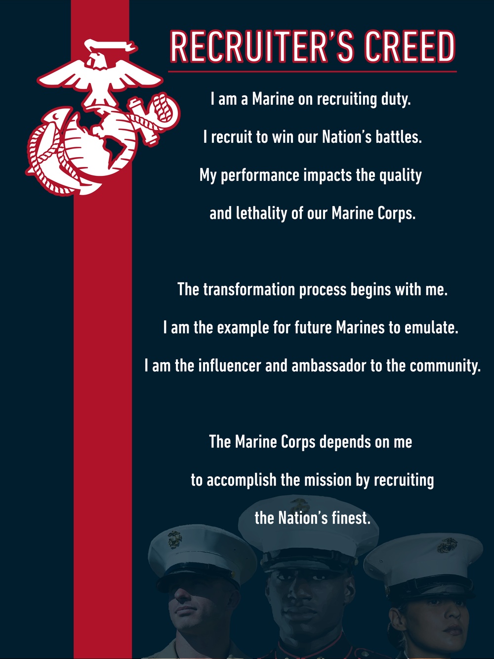 The Marine Recruiter's Creed