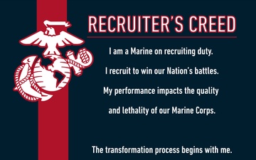 The Marine Recruiter's Creed