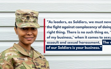 CSM Turner on SHARP Awareness Month