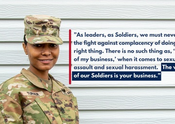 CSM Turner on SHARP Awareness Month