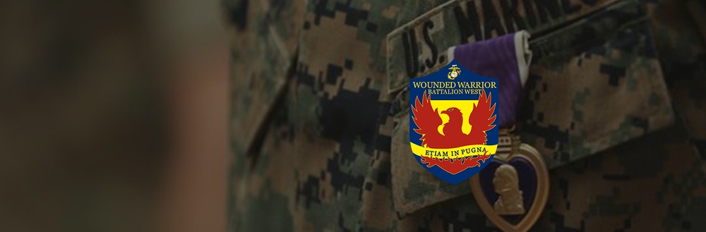 Wounded Warrior Battalion - West Hero Banner Purple Heart