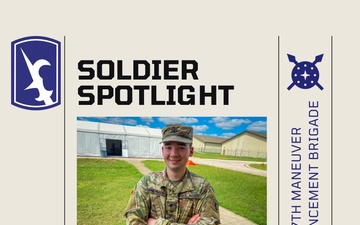 67th MEB Soldier Spotlight: Spc. Gabriel Saighman