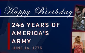 USARCENT Army Birthday Graphic