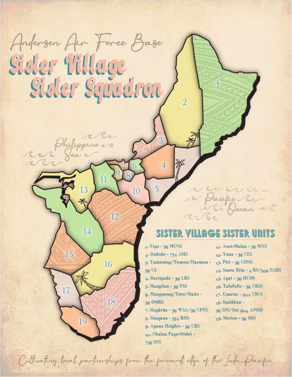 Sister Village Sister Squadron map