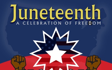 Juneteenth, a celebration of Freedom Day graphic