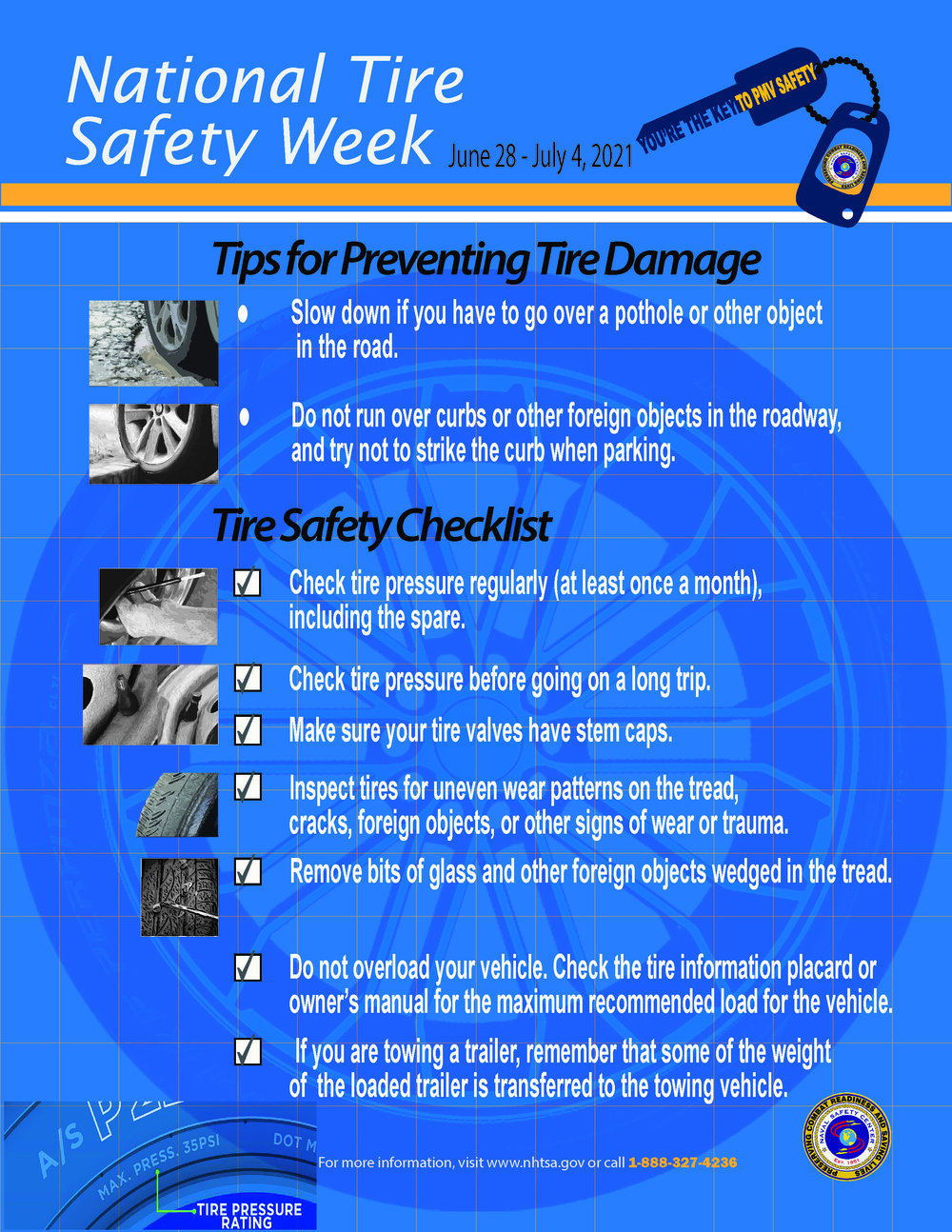 National Tire Safety Week - Tips for Preventing Tire Damage