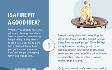 Top Five Fire Pit Safety Tips