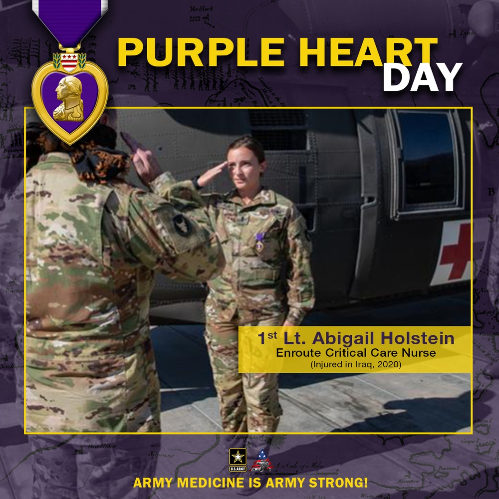 Purple Heart Day - 1st Lt. Abigail Holstein