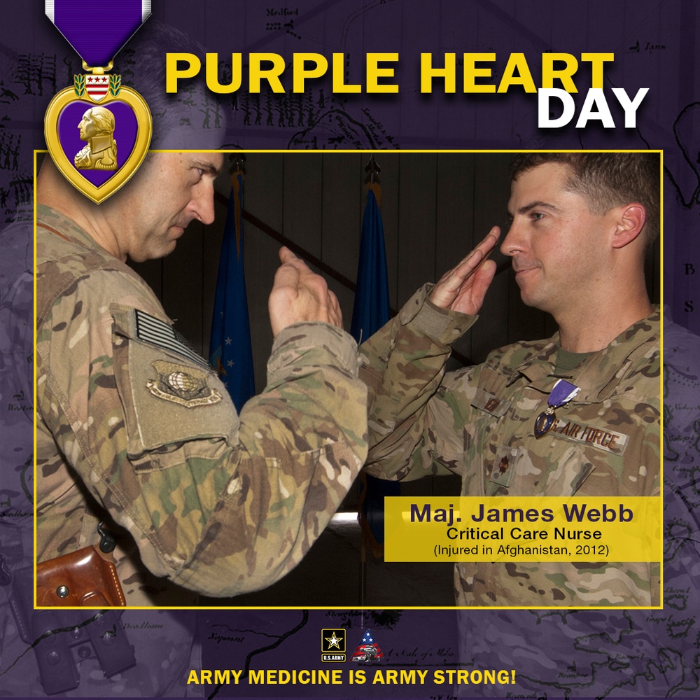 Purple Heart Day - Maj. James Webb