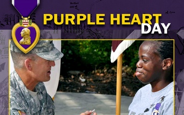 Purple Heart Day - Pfc. Cicely C. Holmes