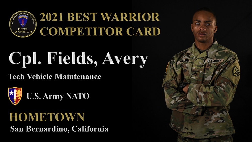 U.S. Army Europe and Africa Best Warrior Competitors