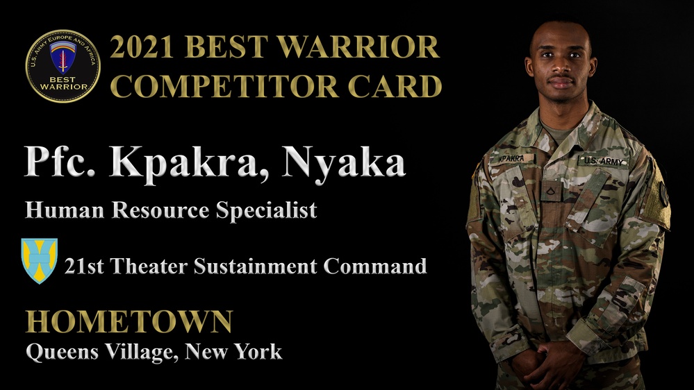 U.S. Army Europe and Africa Best Warrior Competitors