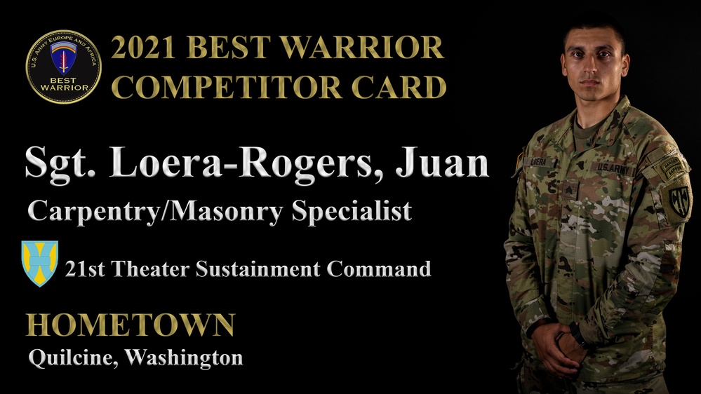 U.S. Army Europe and Africa Best Warrior Competitors