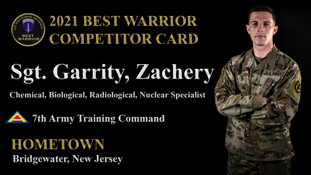 U.S. Army Europe and Africa Best Warrior Competitors