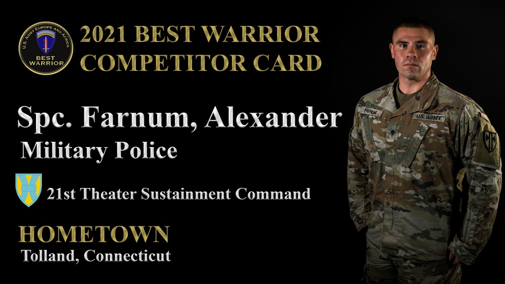 U.S. Army Europe and Africa Best Warrior Competitors