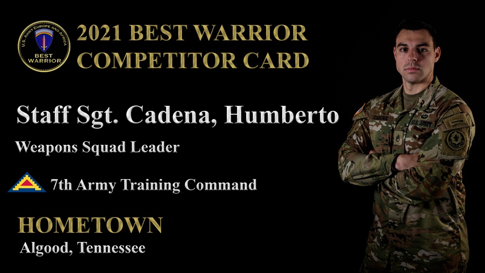 U.S. Army Europe and Africa Best Warrior Competitors