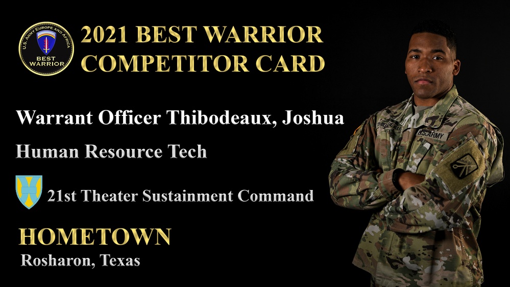 U.S. Army Europe and Africa Best Warrior Competitors
