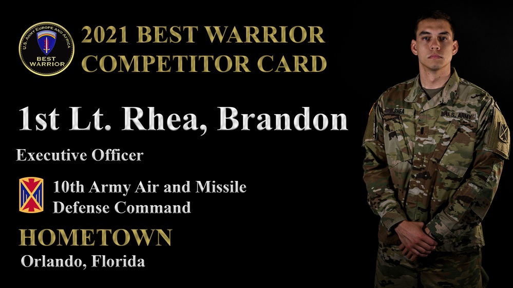 U.S. Army Europe and Africa Best Warrior Competitors