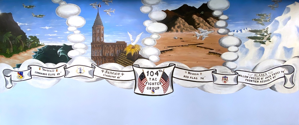 104th Fighter Wing Mural