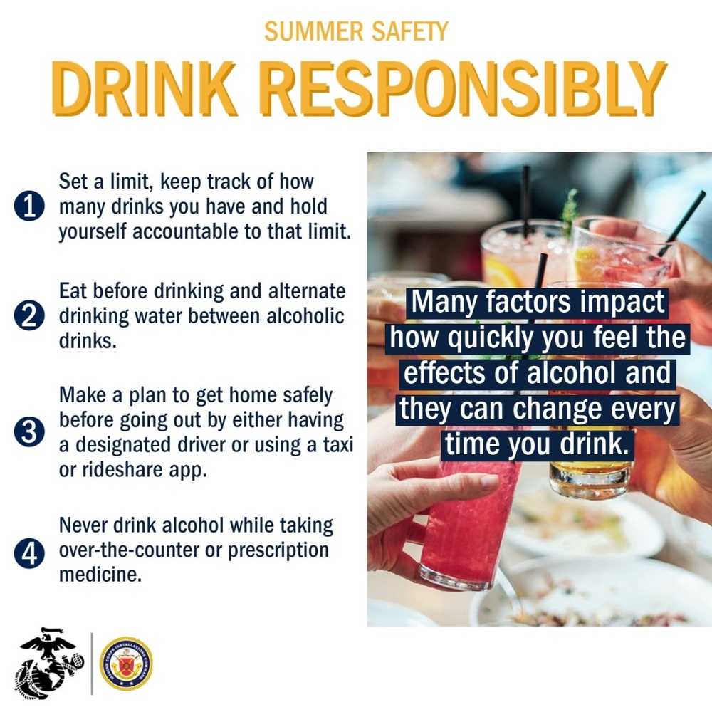 Summer Safety: Drink Responsibly