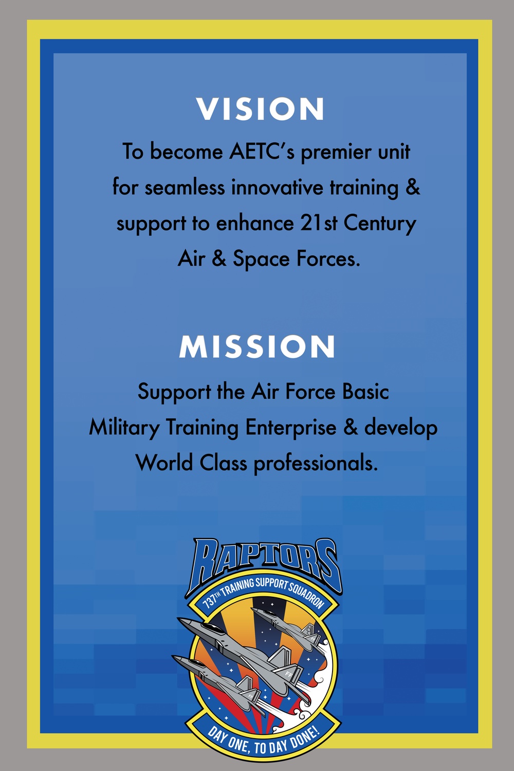 737 TRSS mission/vision statement