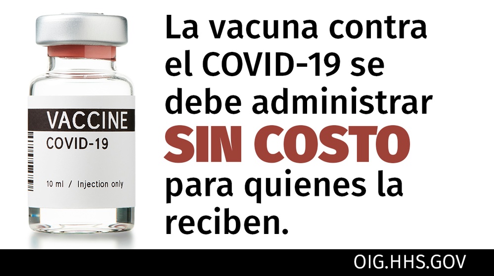 Spanish HHS-OIG COVID-19 Vaccination Social Media